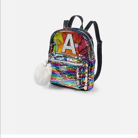 flip sequin mini backpack